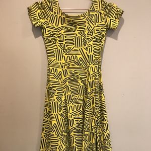 NOOWORKS Cha Cha Mini Dress in Maze (Yellow)